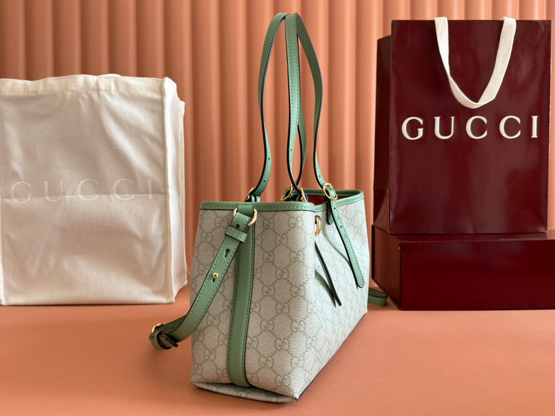 Gucci Ophidia 31cm Bag Green Canvas 244368 mysite