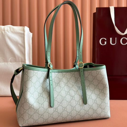 Gucci Ophidia 31cm Bag Green Canvas 244368 mysite