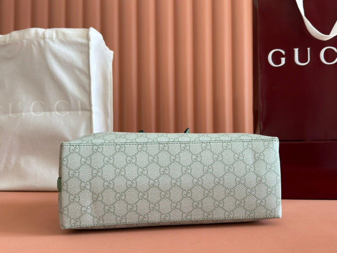 Gucci Ophidia 31cm Bag Green Canvas 244368 mysite