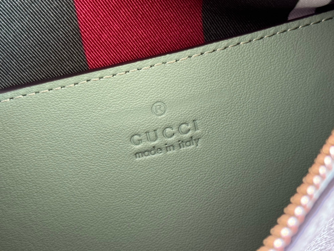 Gucci Ophidia 24.5cm Bag Green Canvas 244369 mysite