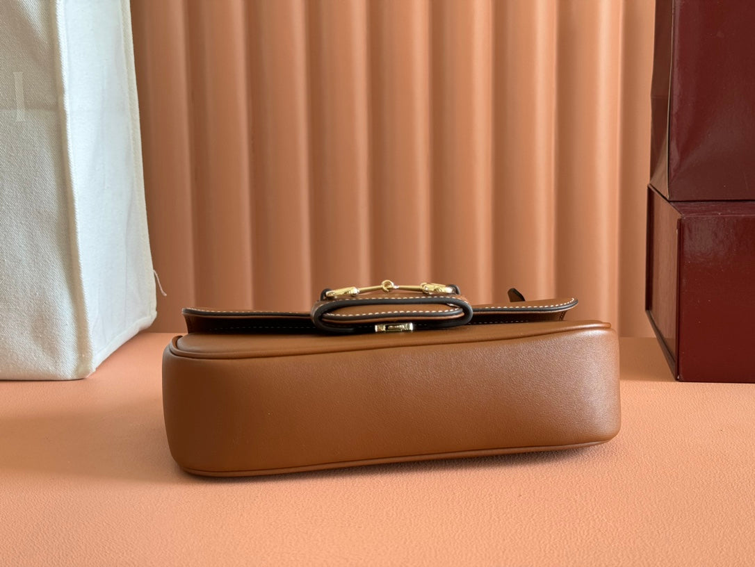 Gucci Horsebit 1995 Bag Brown Calfskin mysite