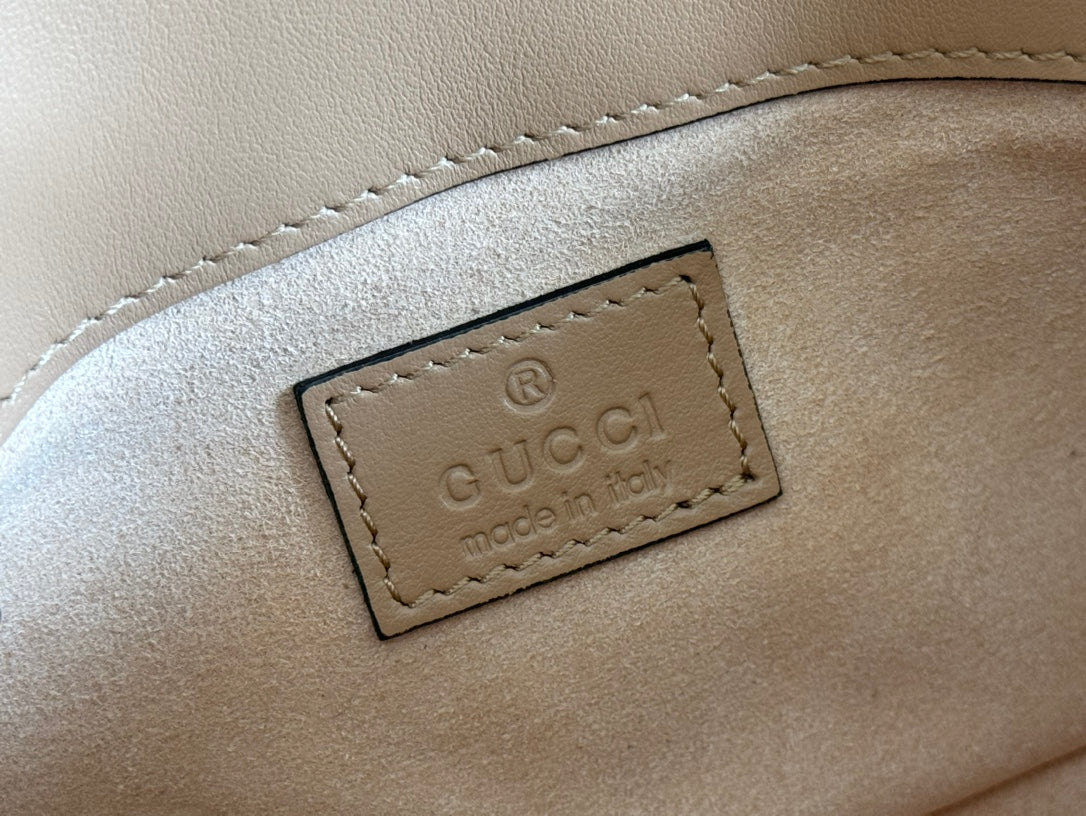 Gucci GG Marmont 16.5 Bag All Beige Calfskin 248378 mysite
