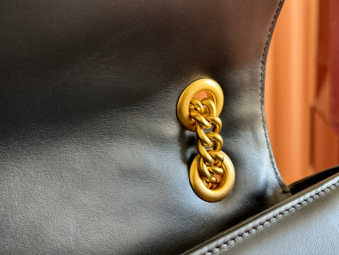 Gucci GG Marmont 31 Bag Black Calfskin 248223 mysite