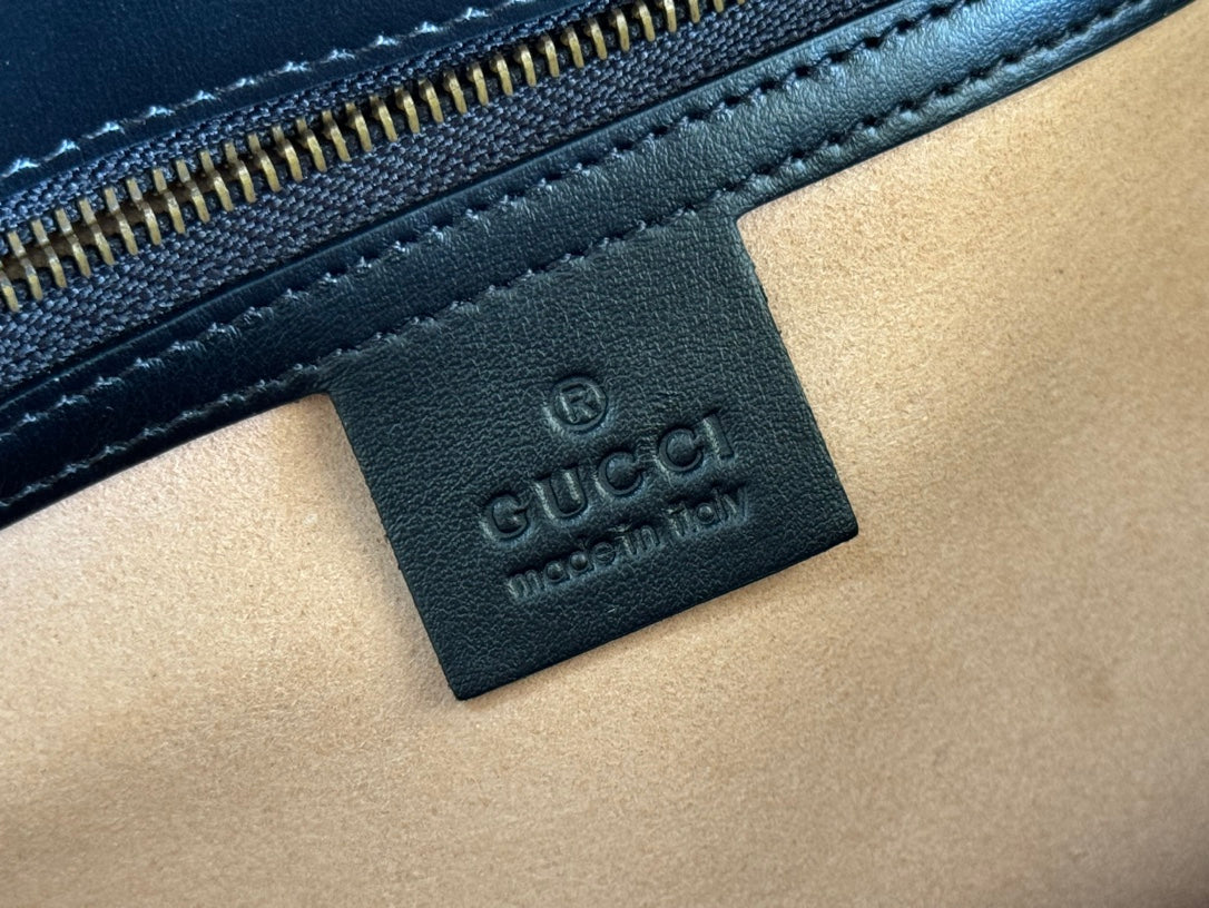Gucci GG Marmont 31 Bag Black Calfskin 248223 mysite
