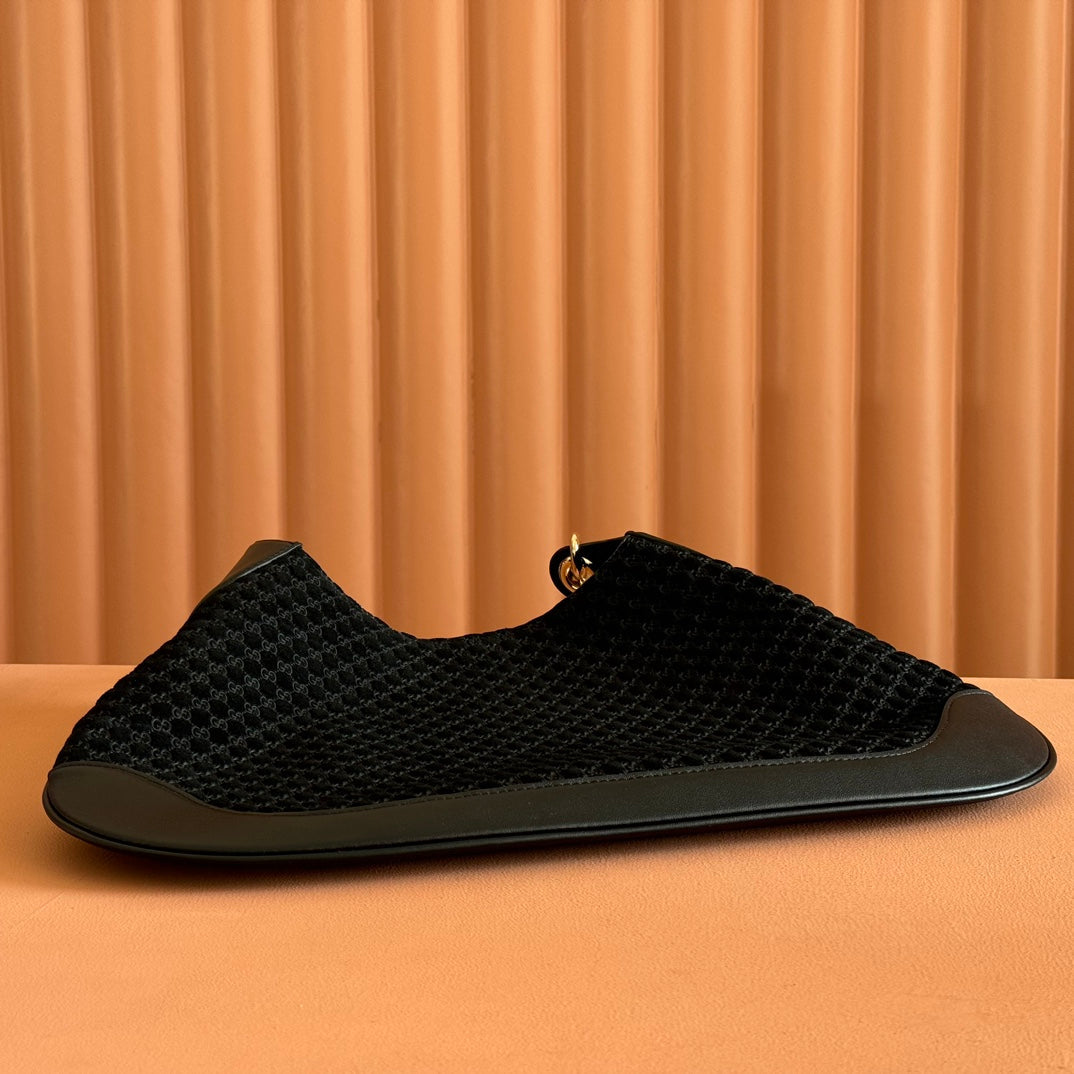 Gucci Body Double Lock Handbag Black Velvet Embossed Leather 248133 mysite