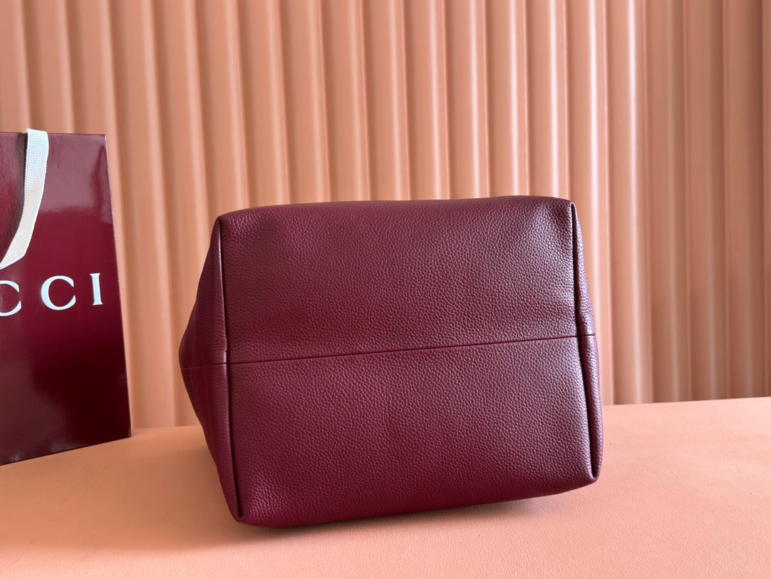 Gucci Totissima 30cm Tote Bag Rosso Ancora Red Calfskin 248125 mysite