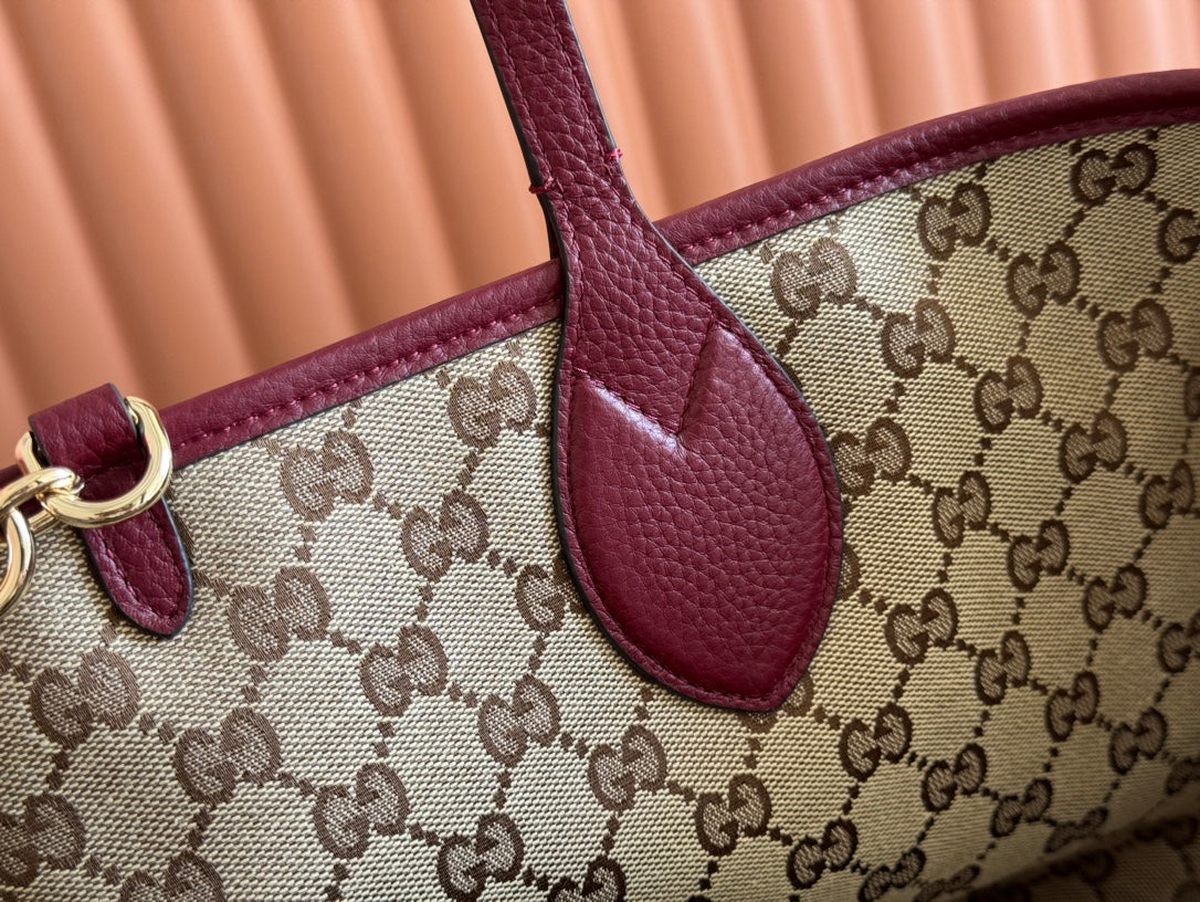 Gucci Totissima 30cm Tote Bag Rosso Ancora Red Calfskin 248125 mysite