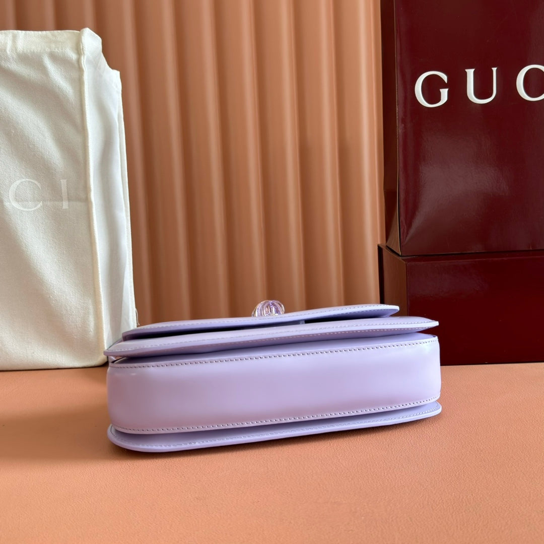 Gucci Bamboo Diva Bag Lilac Leather 251026 mysite