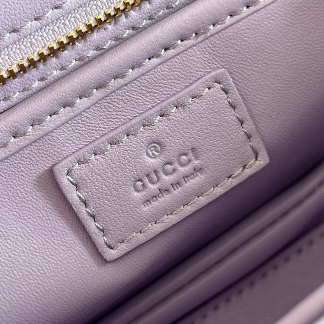Gucci Bamboo Diva Bag Lilac Leather 251026 mysite