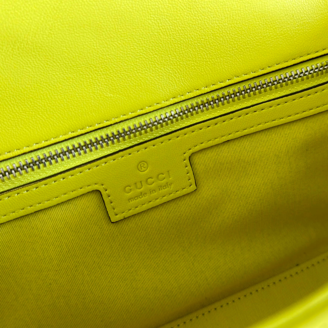 Gucci GG Marmont Bag Yellow Sheepskin 250855 mysite