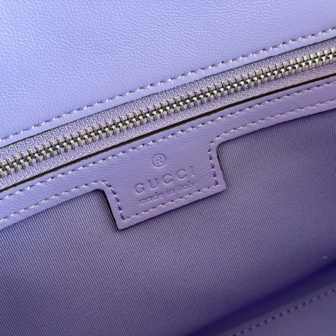 Gucci GG Marmont Bag Purple Sheepskin 250851 mysite