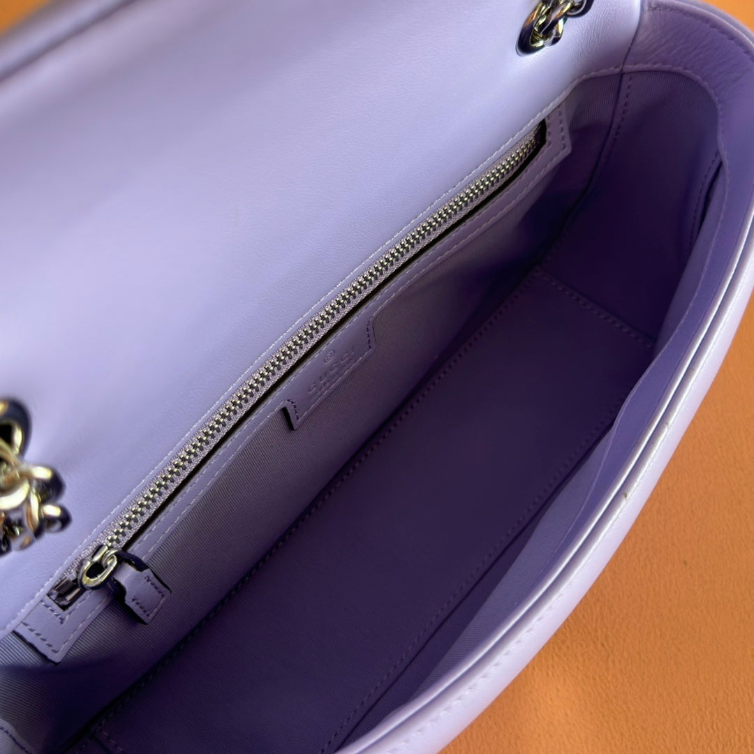 Gucci GG Marmont Bag Purple Sheepskin 250851 mysite