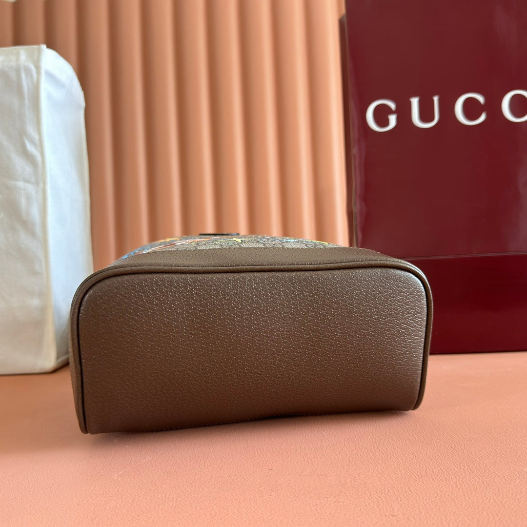 Gucci Donald Backpack Ebony Canvas Leather 255348 mysite