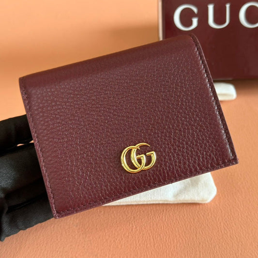 Gucci Marmont Wallet Rosso Ancora Red Leather 255228 mysite
