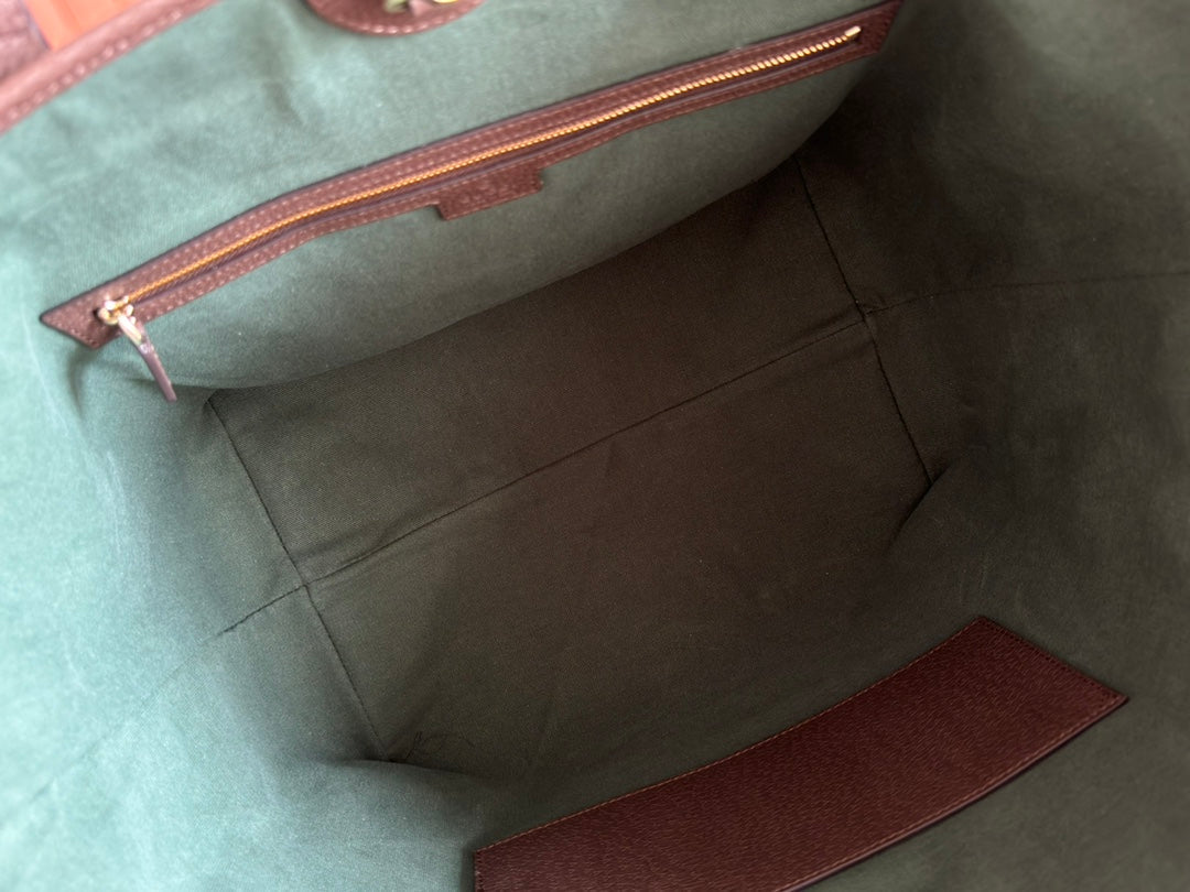 Gucci Ophidia 31cm Bag Ebony Brown Canvas 255280 mysite