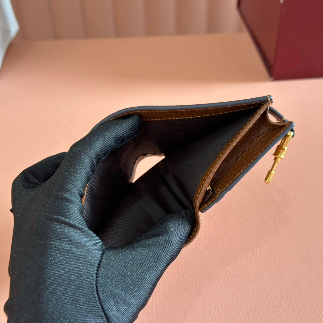 Gucci Jackie Wallet Blue Brown Canvas Leather 255172 mysite