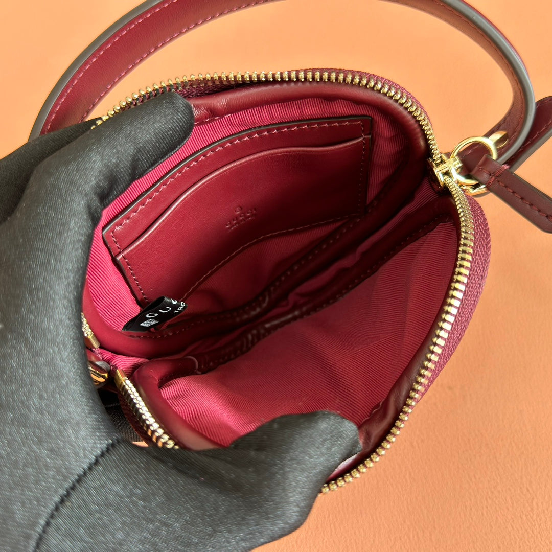 Gucci Marmont Heart Bag Rosso Ancora Red Calfskin 255058 mysite