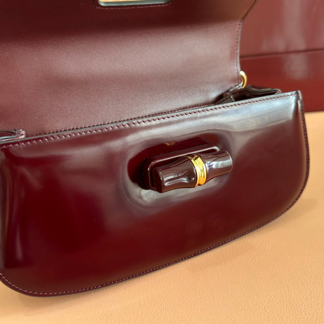 Gucci Bamboo Diva Bag Rosso Ancora Red Leather 255008 mysite