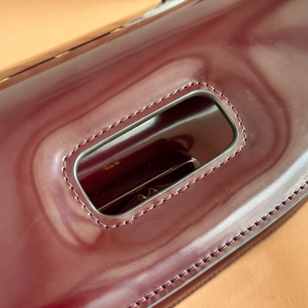 Gucci Bamboo Diva Bag Rosso Ancora Red Leather 255008 mysite