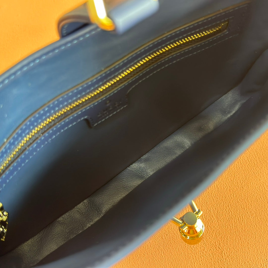 Gucci Jackie Bag Blue Leather 255029 mysite