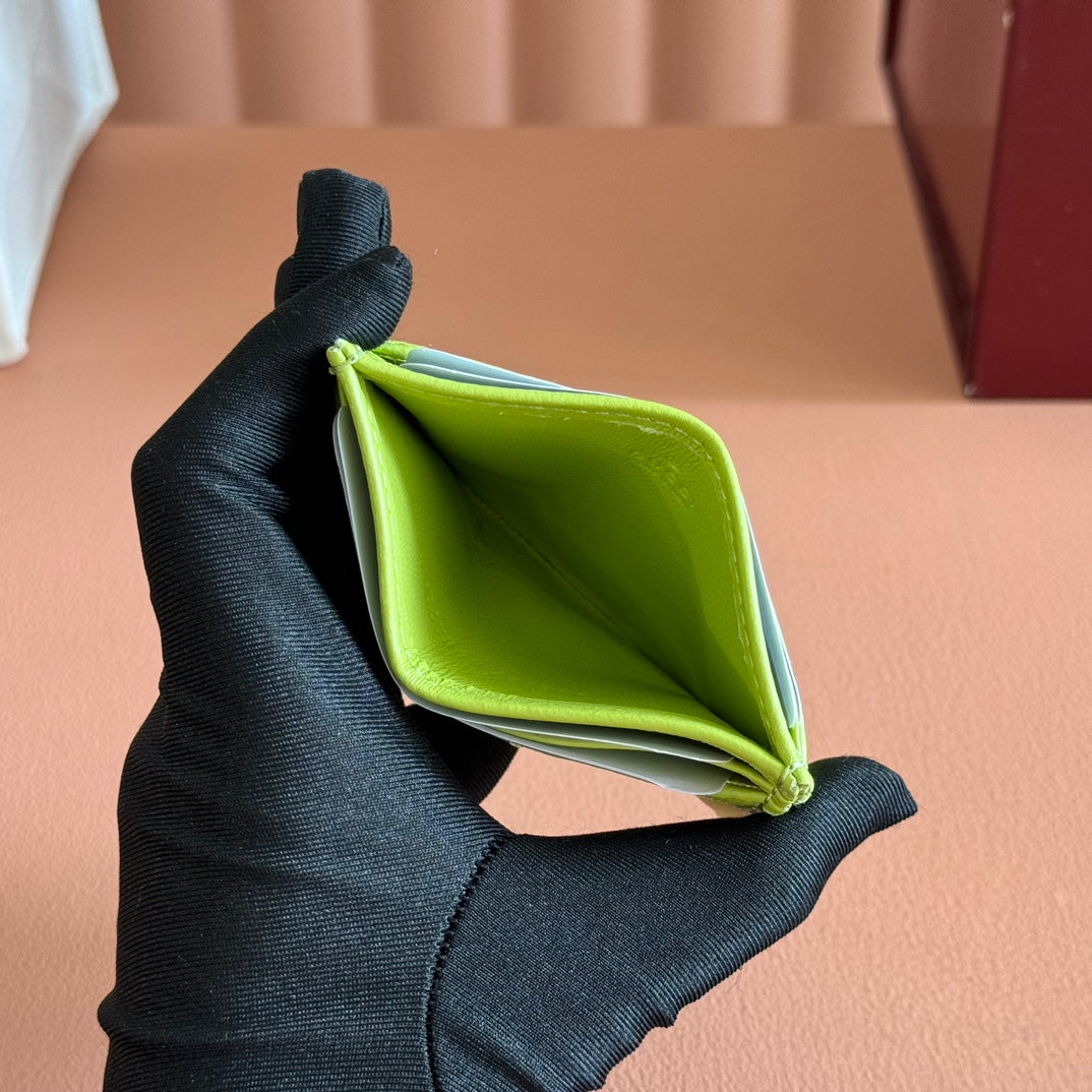 Gucci Marmont Card Wallet Lime Green Calfskin 254956 mysite