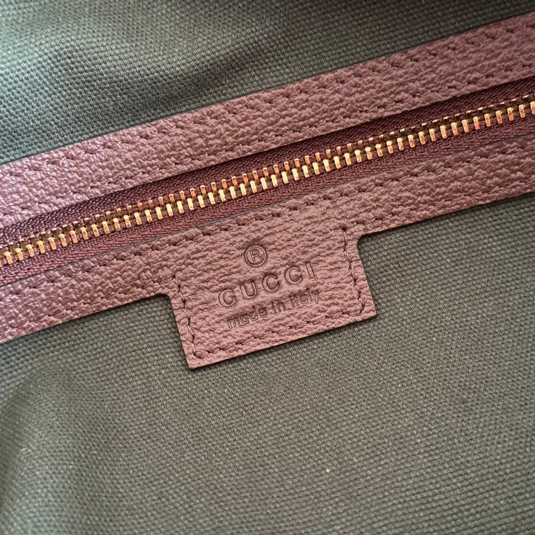 GG Beatrix Large Tote Bag  Beige & Dark Brown GG Monogram Fabric 272142 mysite