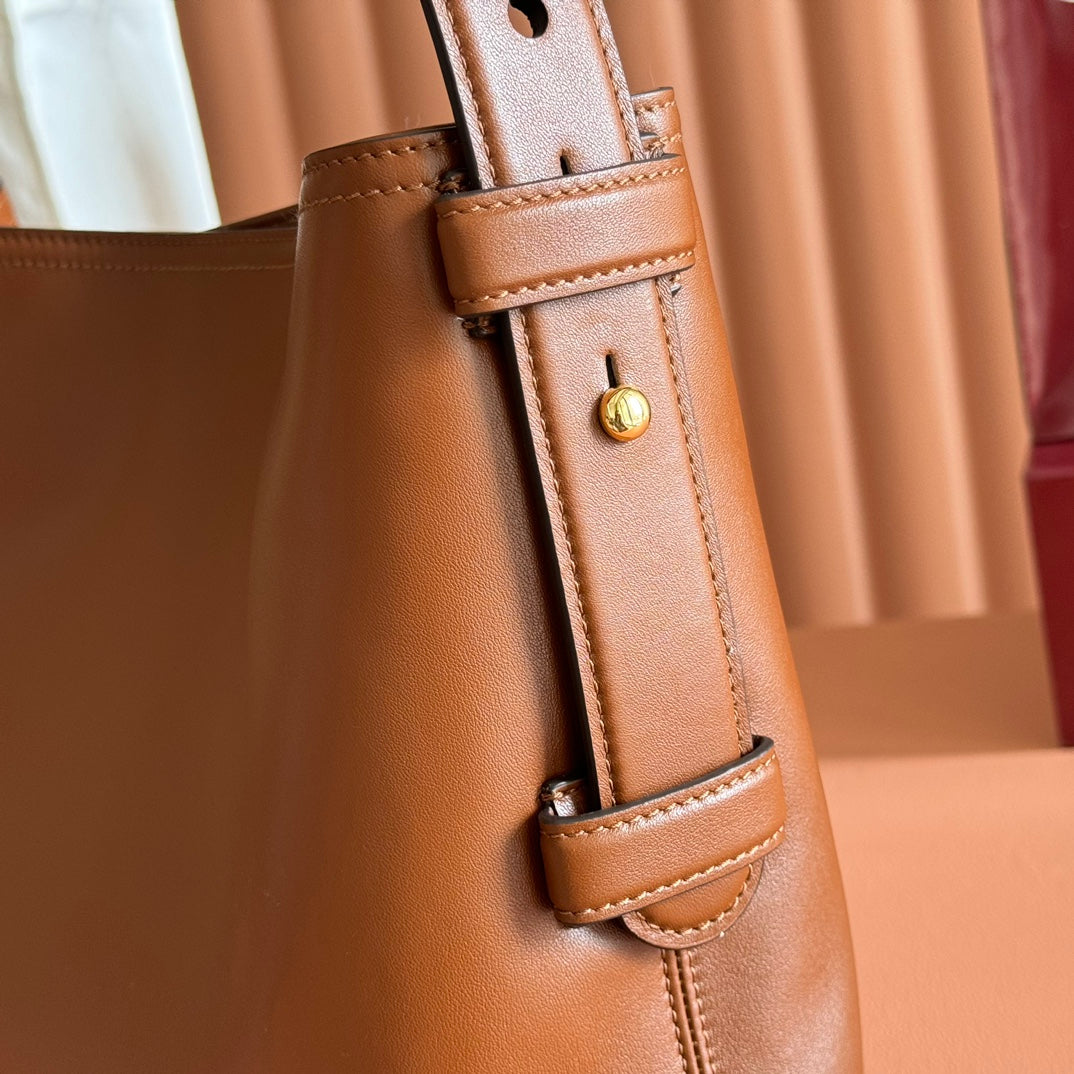 GG Beatrix Medium Tote Bag Brown Smooth Leather GHW 272126 mysite