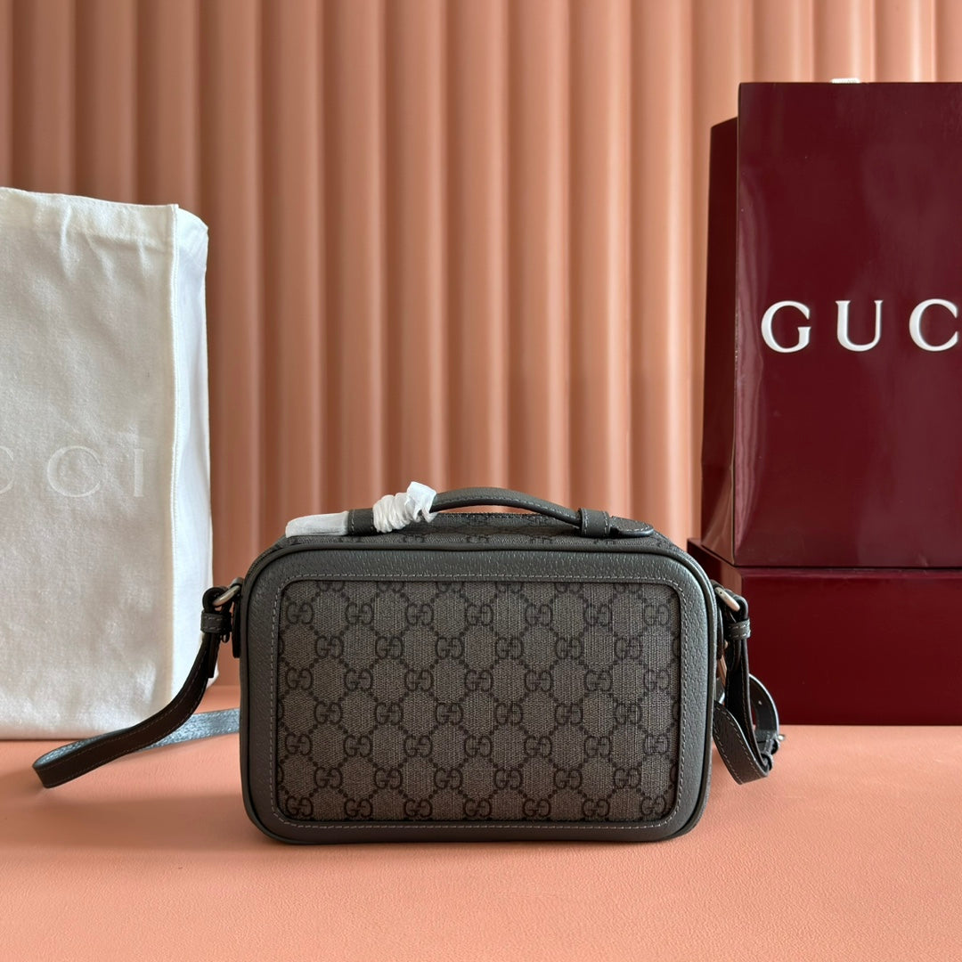 GG Ophidia Small Crossbody Bag Dusty Blue  GG Monogram Fabric 272073 mysite