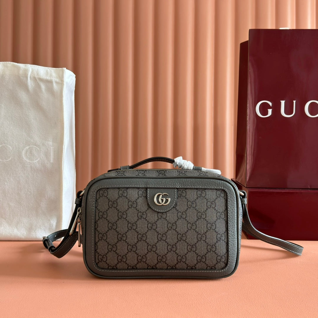 GG Ophidia Small Crossbody Bag Dusty Blue  GG Monogram Fabric 272073 mysite