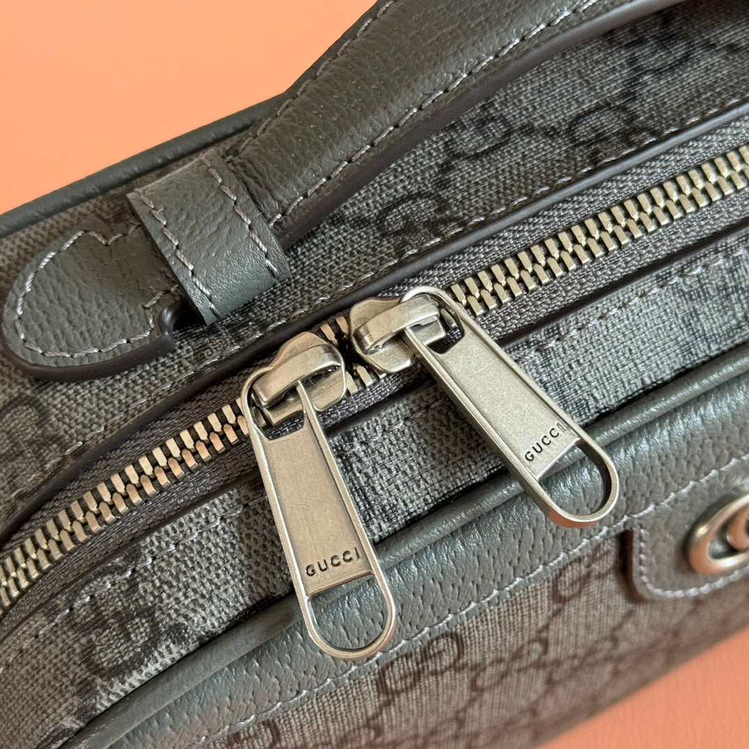 GG Ophidia Small Crossbody Bag Dusty Blue  GG Monogram Fabric 272073 mysite