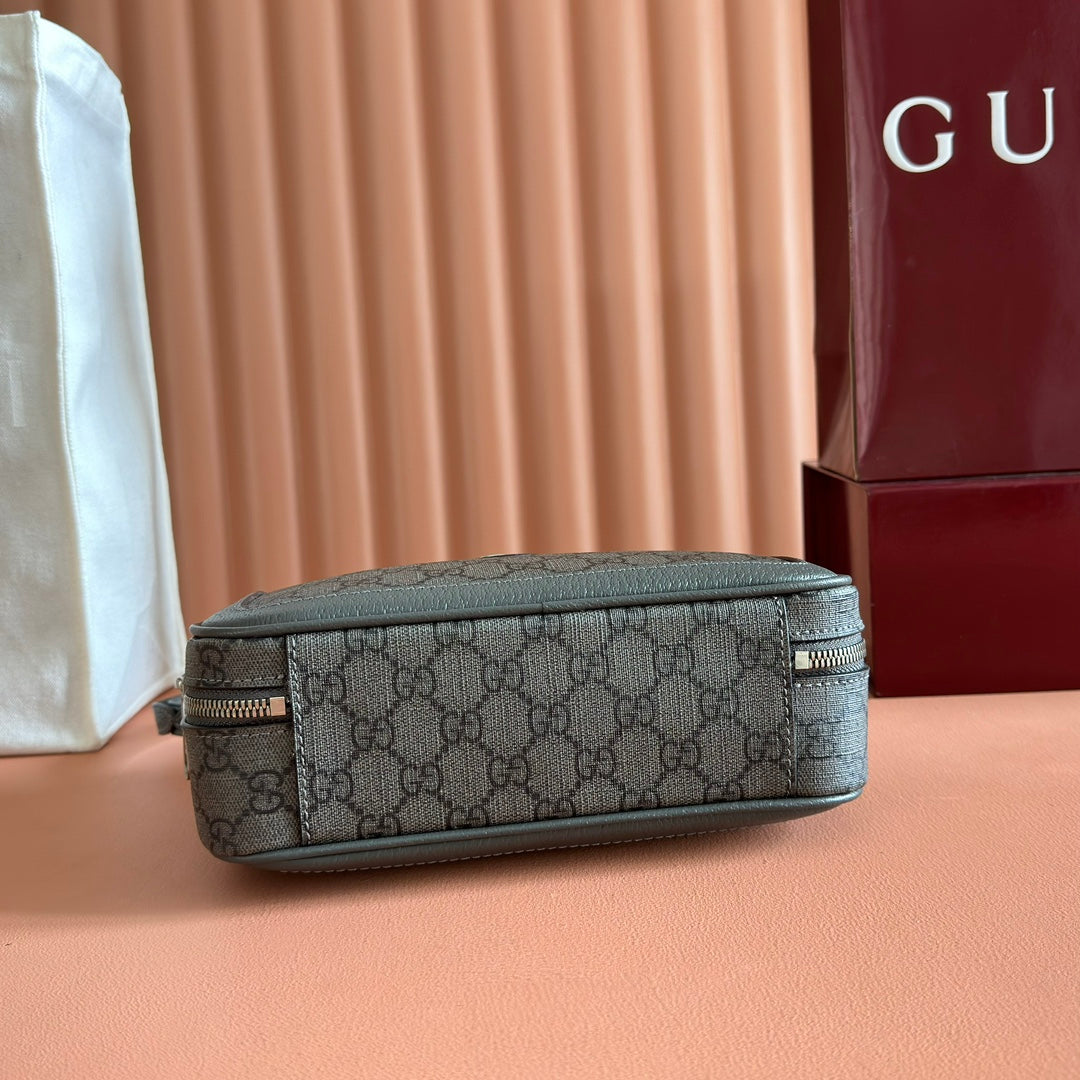 GG Ophidia Small Crossbody Bag Dusty Blue  GG Monogram Fabric 272073 mysite