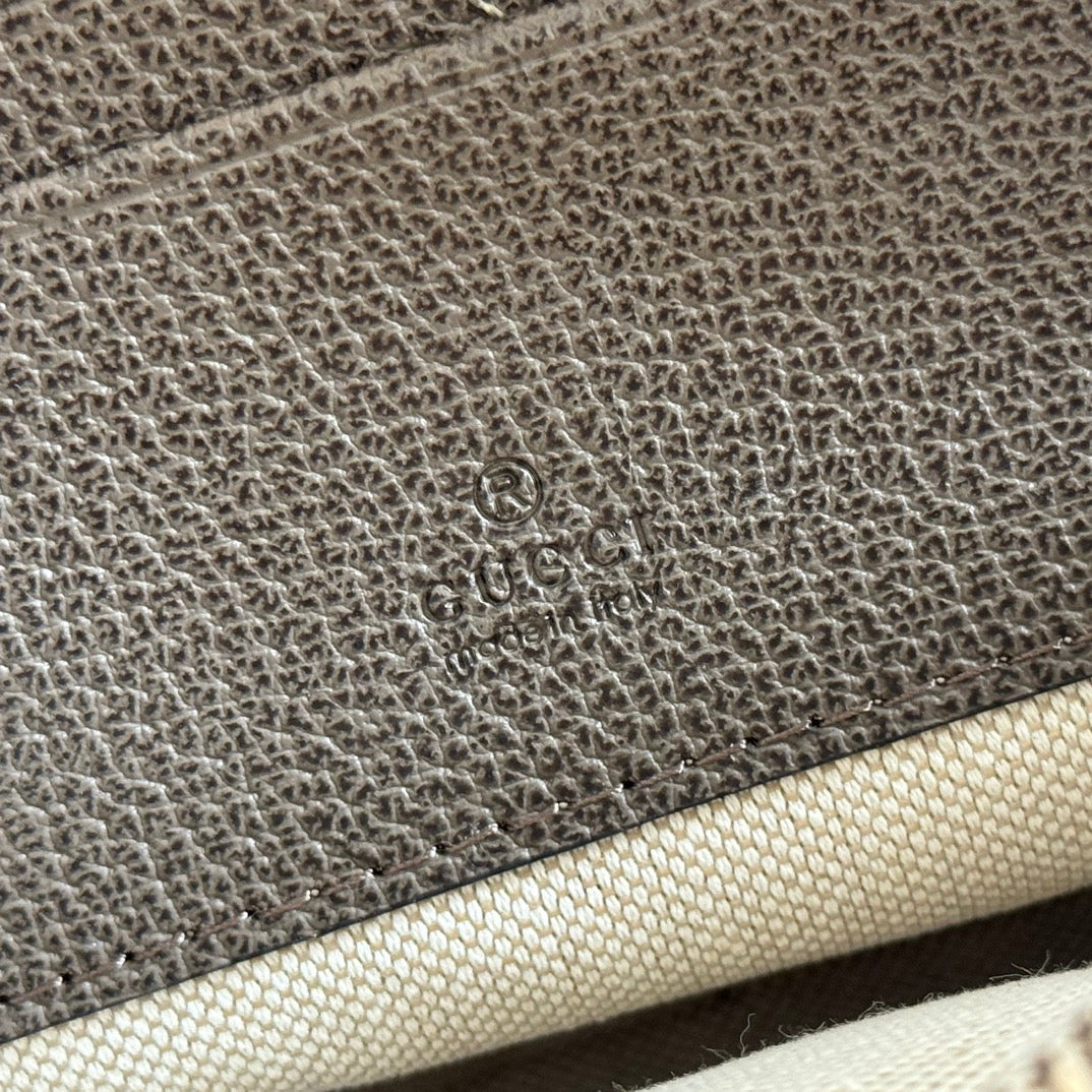 Gucci Ophidia Mini Handbag Beige Brown Canvas Leather 272065 mysite