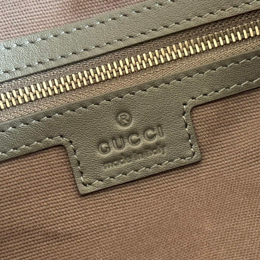 Gucci Beatrix Handbag 40 Dark Gray Suede 271934 mysite