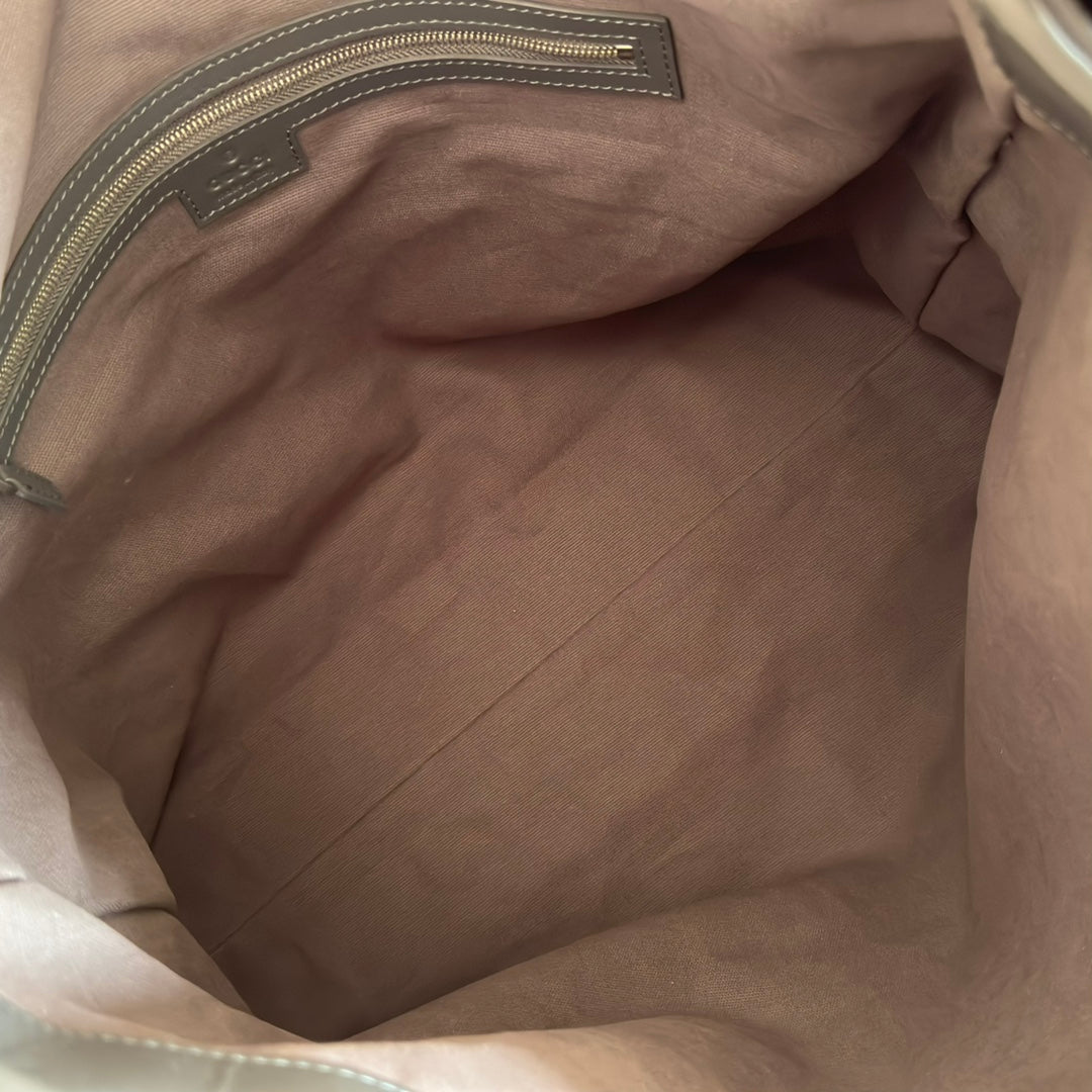 Gucci Beatrix Handbag 40 Dark Gray Suede 271934 mysite