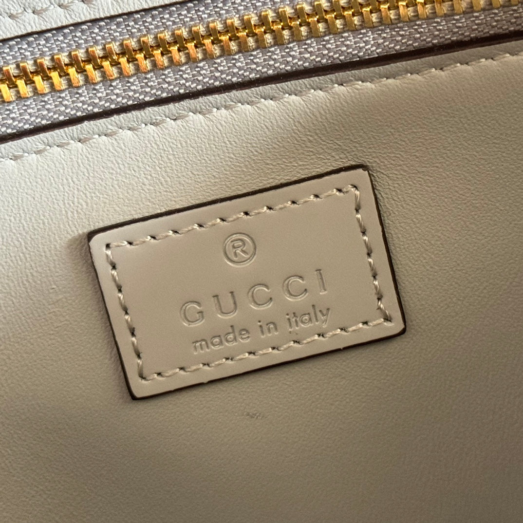 Gucci Siena Small Shoulder Bag Gray Leather 271872 mysite