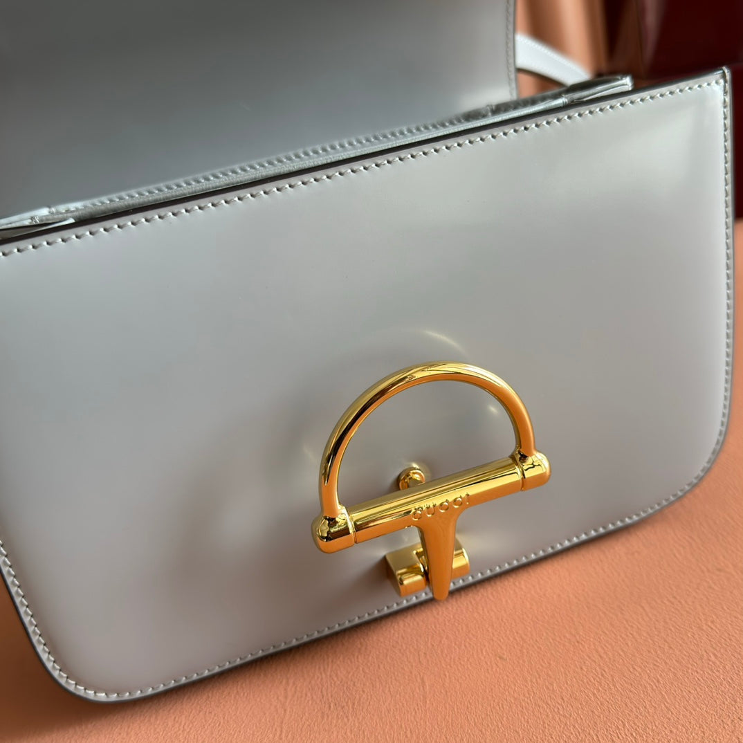 Gucci Siena Small Shoulder Bag Gray Leather 271872 mysite