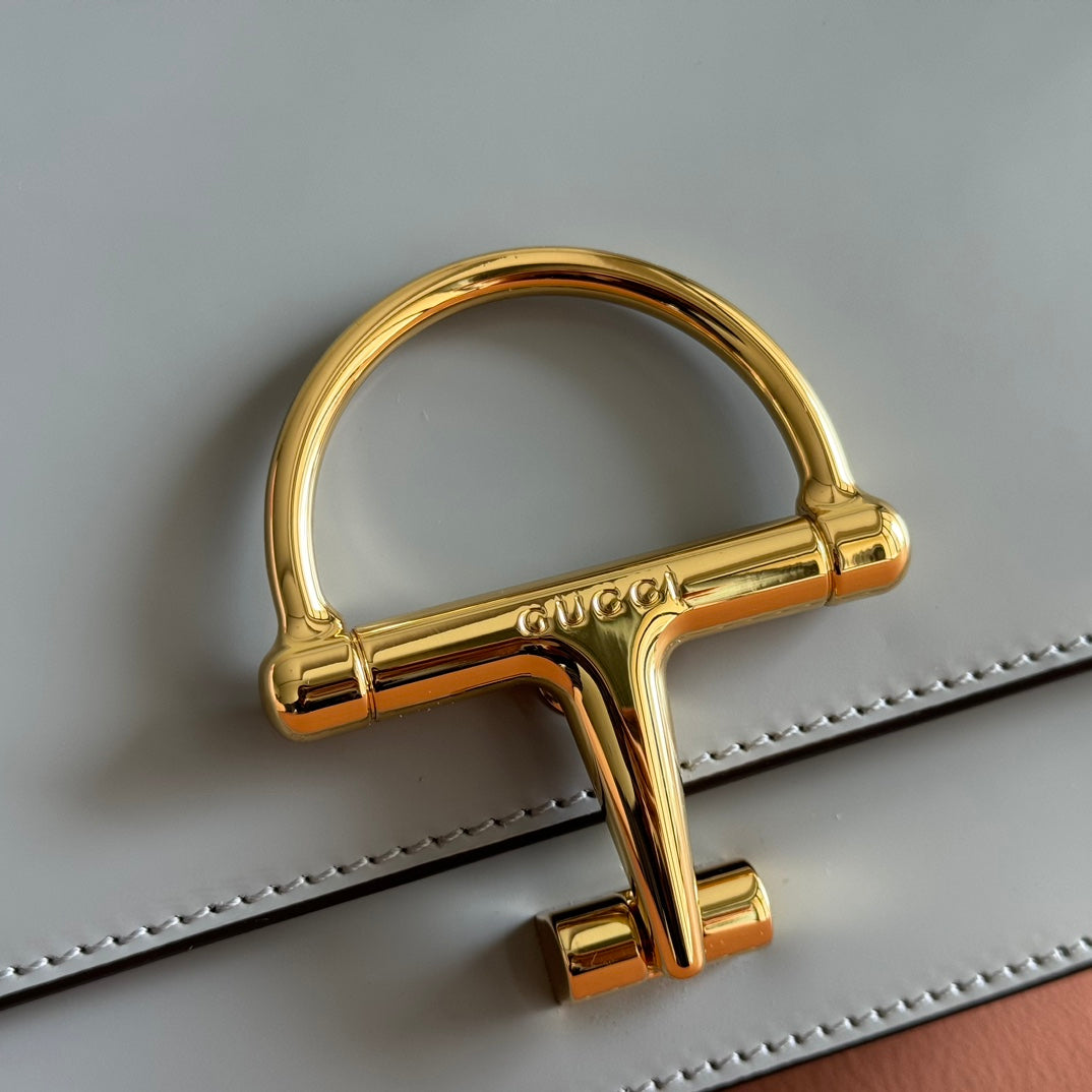 Gucci Siena Small Shoulder Bag Gray Leather 271872 mysite