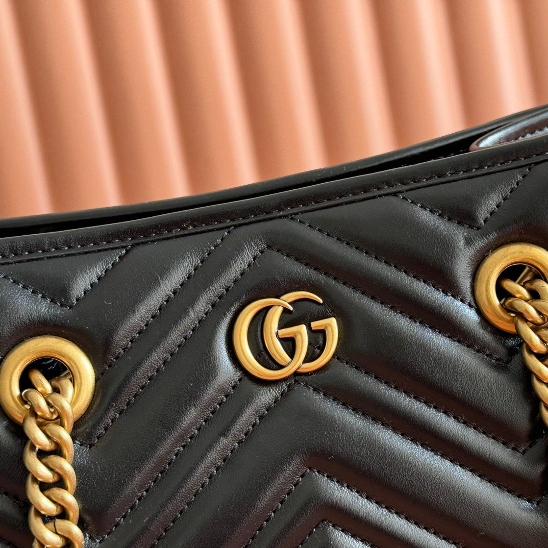 GG Marmont Matelasse Tote Black Leather 271805 mysite