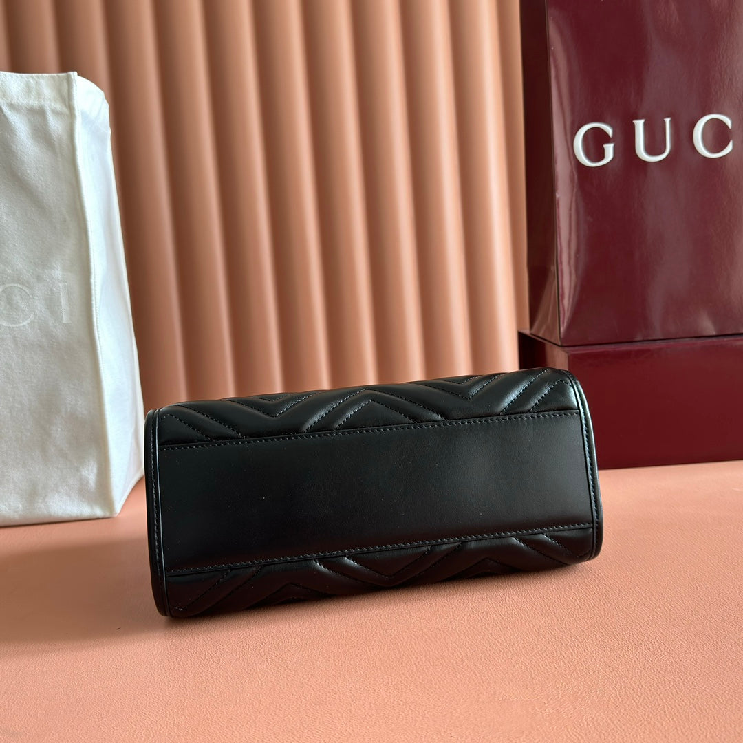 GG Marmont Matelasse Tote Black Leather 271805 mysite