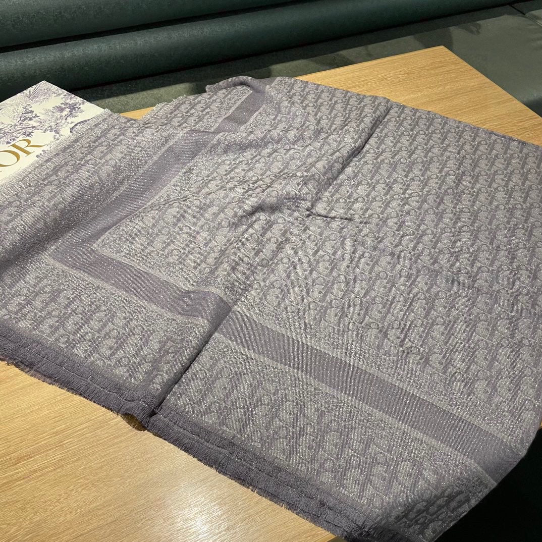 SQUARE SCARF 140 CM IN MOUSE GRAY WOOL AND SILK 415442 mysite