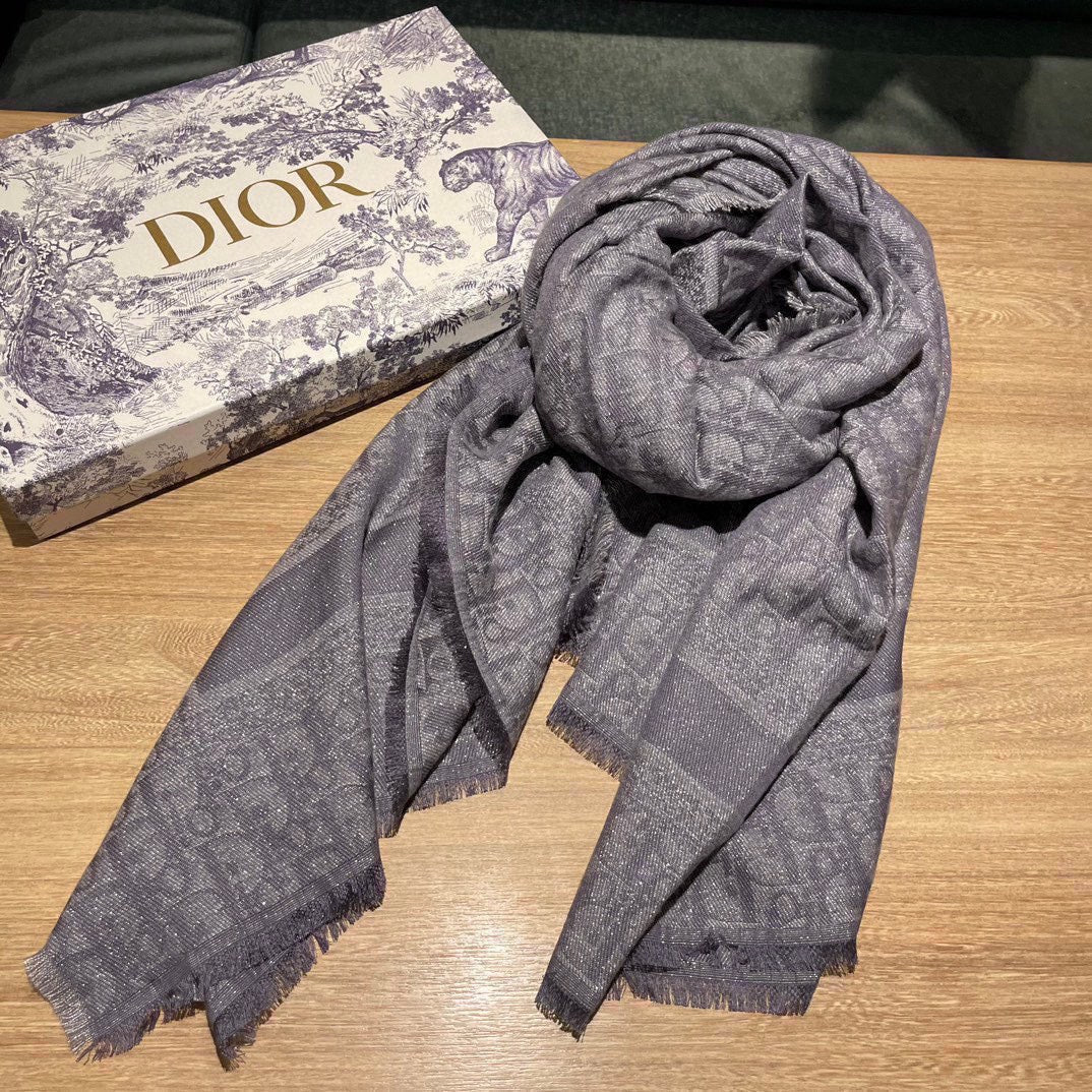 SQUARE SCARF 140 CM IN MOUSE GRAY WOOL AND SILK 415442 mysite