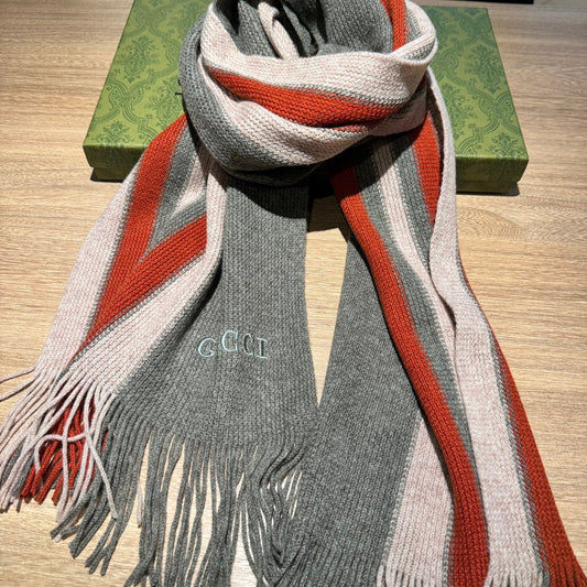 SCARF 180 CM COLORFUL KNIT WOOL 401256 mysite