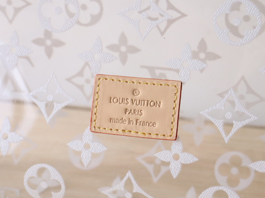 LV Trio Poche Toilette Beige Recycled Polyester & Cowhide mysite