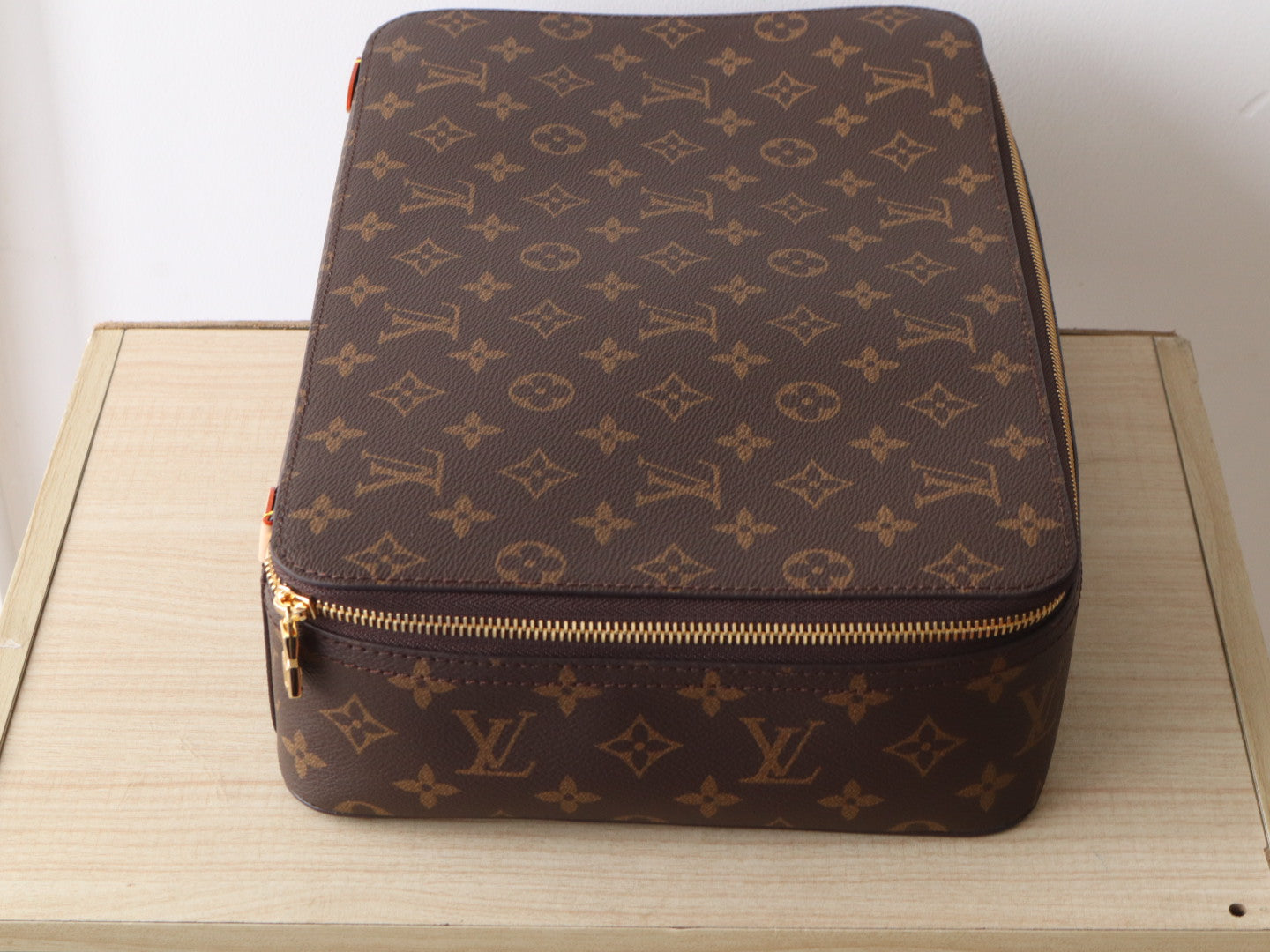 LV M43690 Packing Cube Brown Monogram Canvas & Cowhide mysite