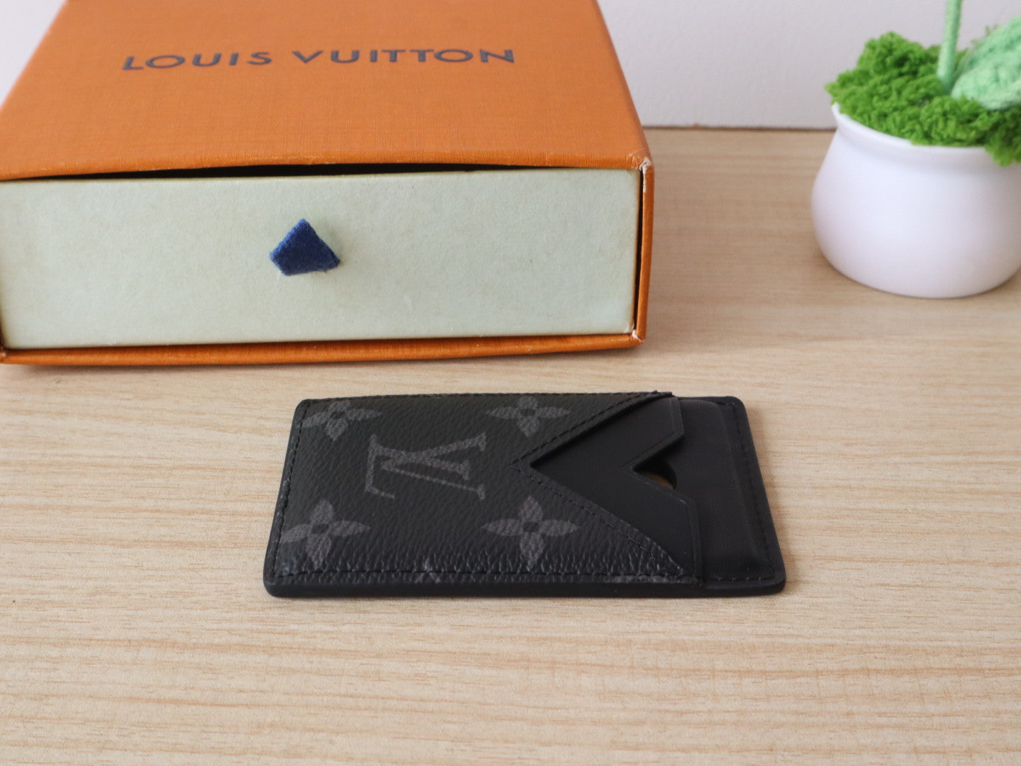 LV Porte-Cartes Magnet c Monogram Canvas & Cowhide mysite