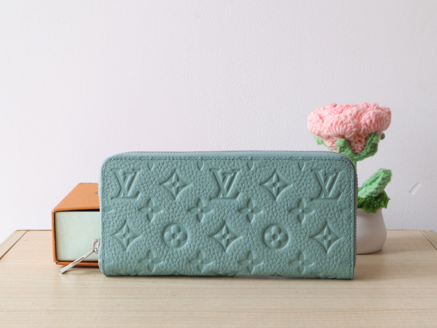 LV Zippy Wallet 19.5cm Monogram Grained Taurillon Cowhide mysite