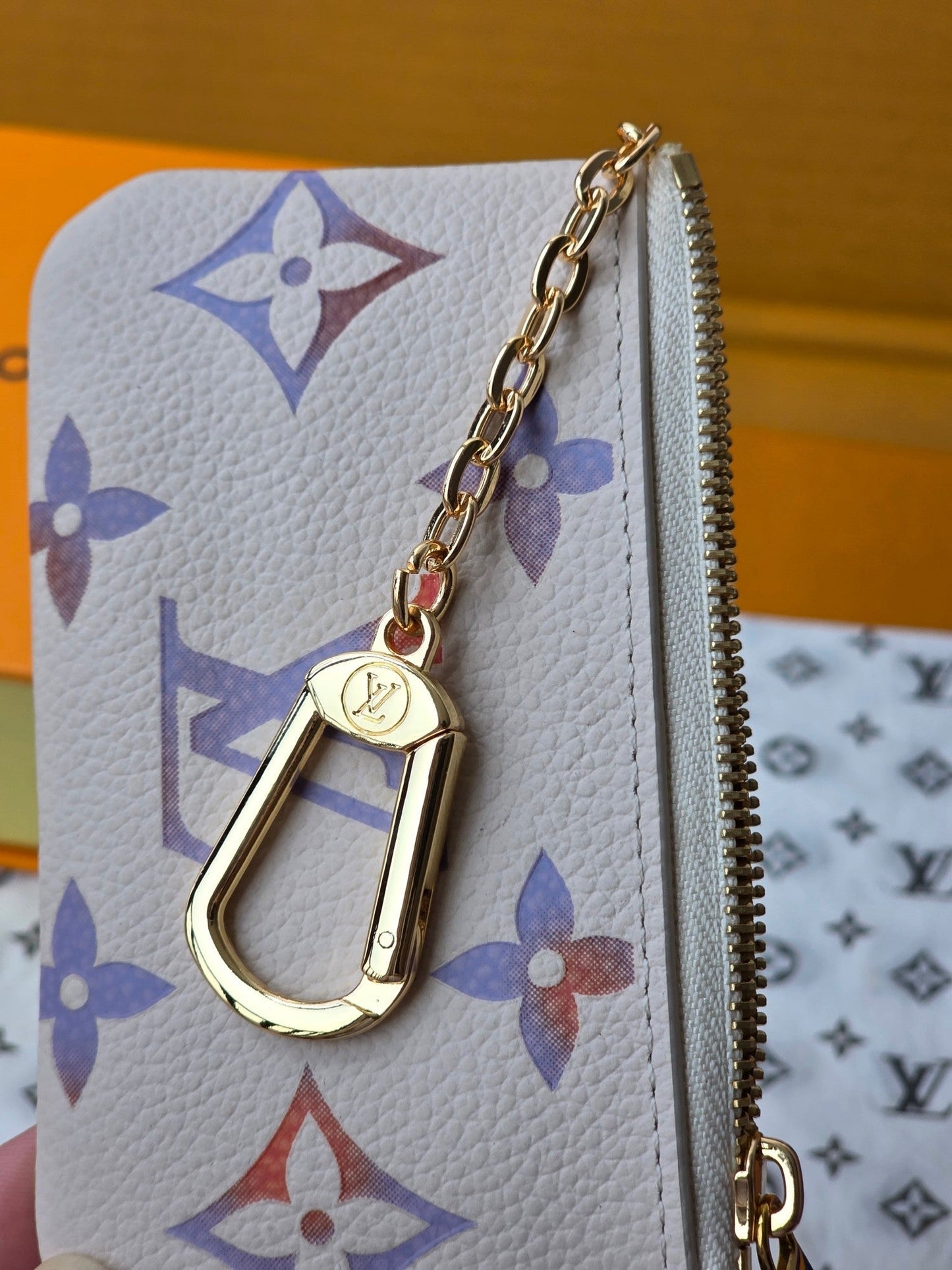 LV M25597 Key Pouch Dream Beige Embossed Grained Cowhide GHW mysite