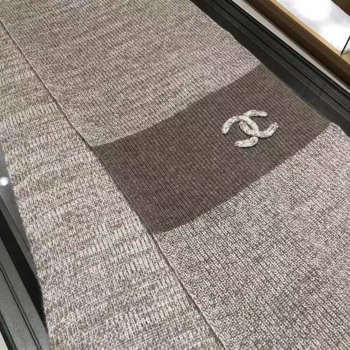 CC Scarf 200 CM In Brown Cashmere 416774 mysite