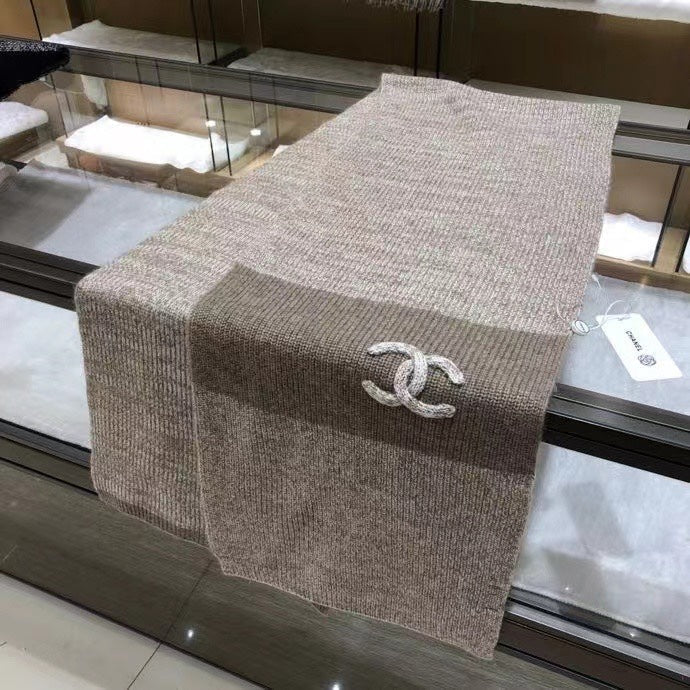 CC Scarf 200 CM In Brown Cashmere 416774 mysite