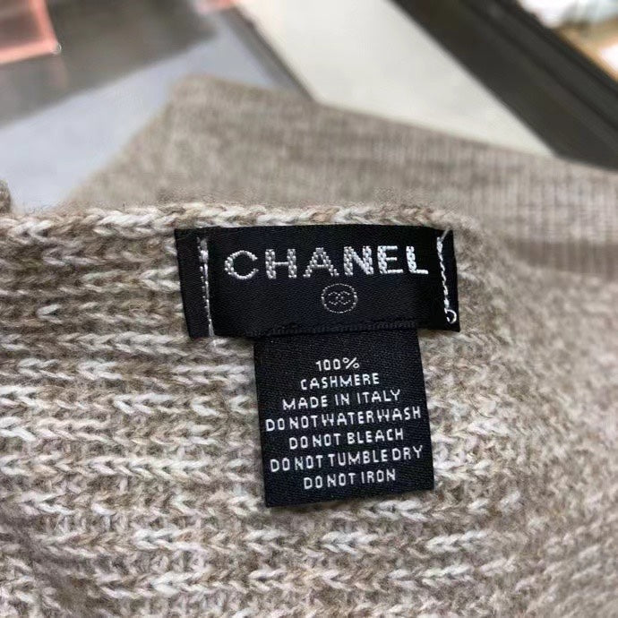 CC Scarf 200 CM In Brown Cashmere 416774 mysite